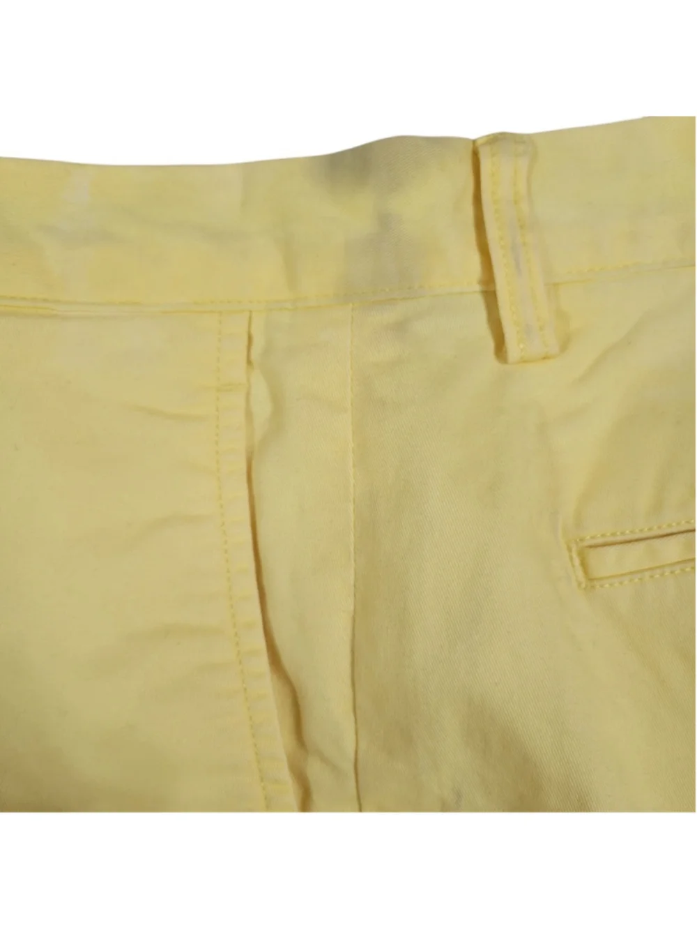 Polo Ralph Lauren Stretch Cotton Twill Chino Yellow Shorts Men 30 Inseam 6 NWT